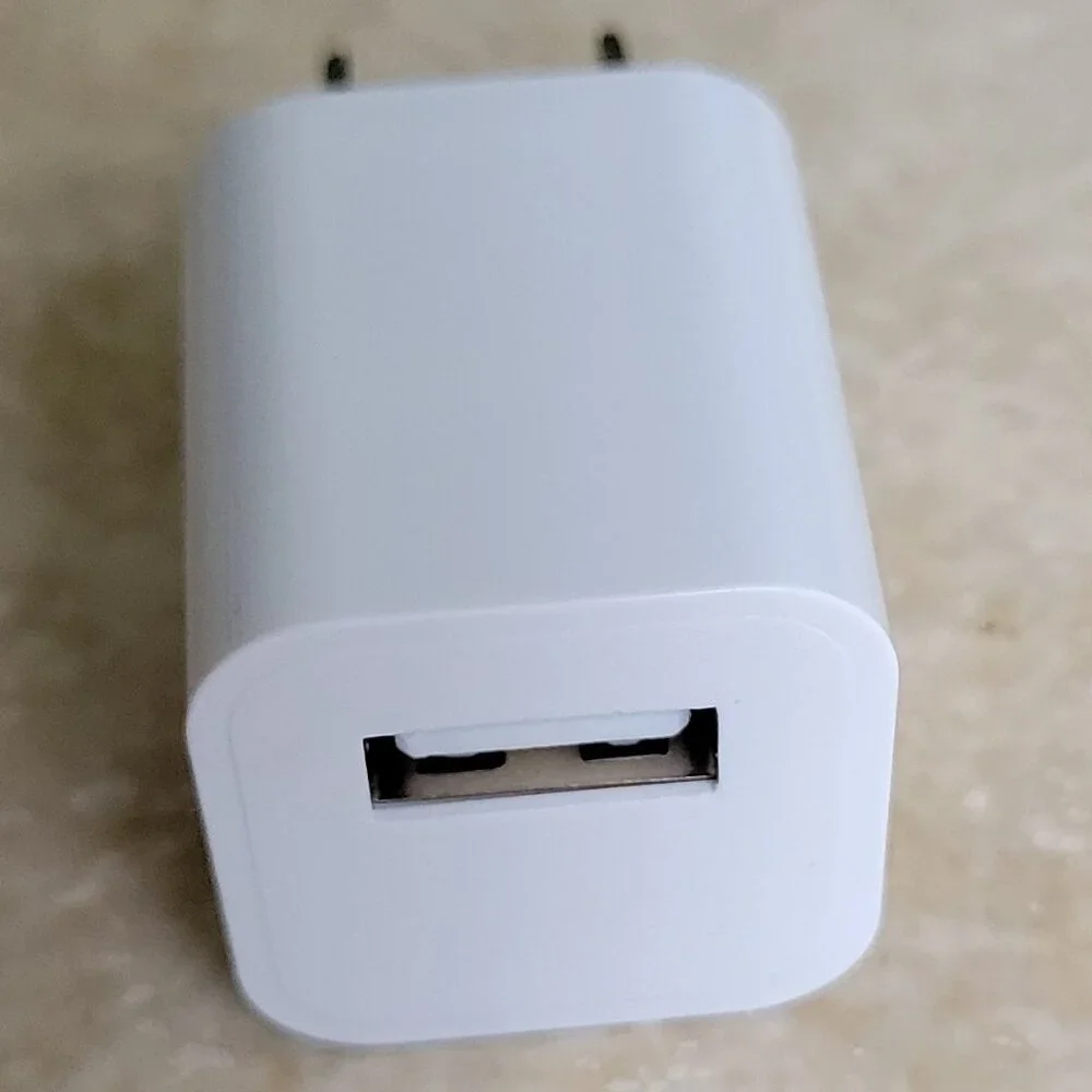 USB Wall Charger Adapter for Cell Phones - White